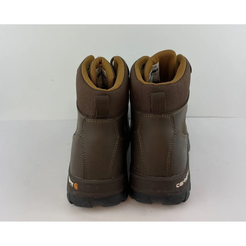 Carhartt Brown Rugged Flex 6 Inch Lace Up‎ Work Boots Men's Size EU 44 M NWOB